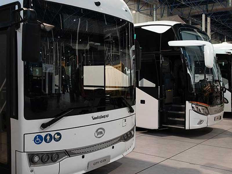 گروه بهمن با اتوبوس‌های شهری اسنا به نمایشگاه مشهد می‌رود