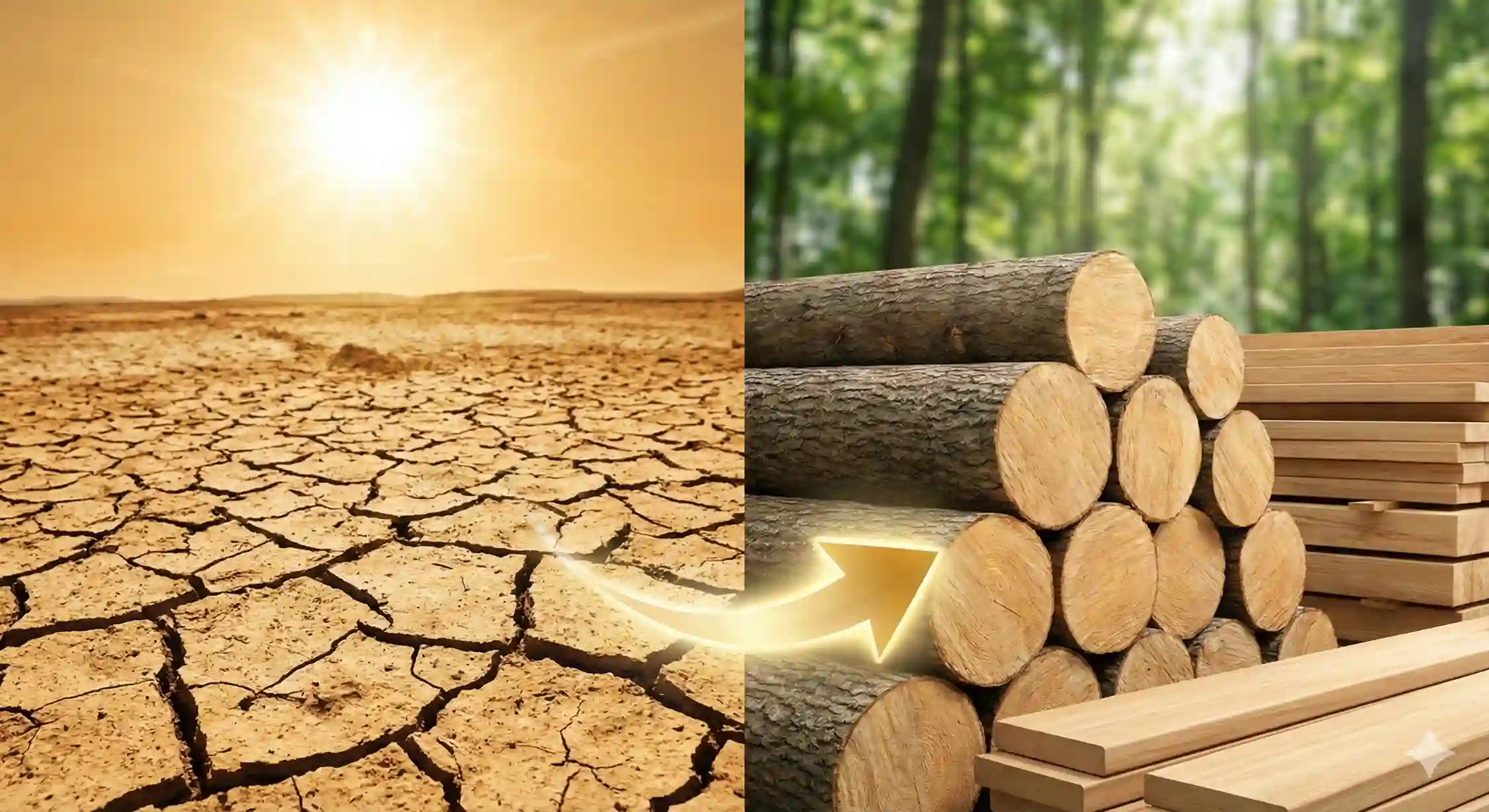 تبدیل زمین بایر به سود خالص با کاشت نهال صنوبر.